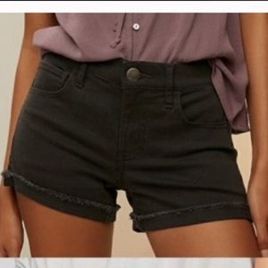 Express 4” Inseam Black Jean Shorts 4 NWT